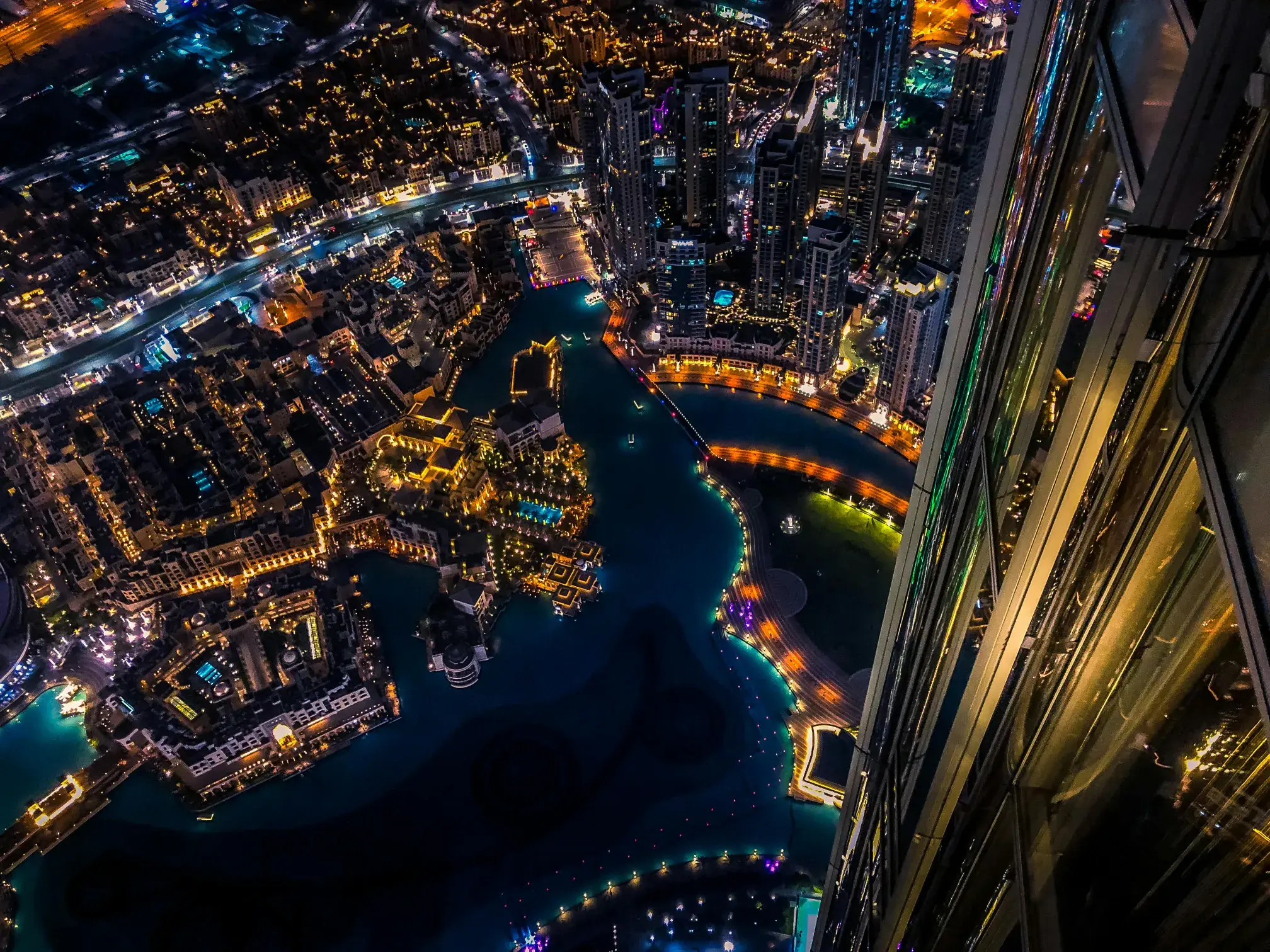 Aerial Photography Of Cityscape At Nighttime