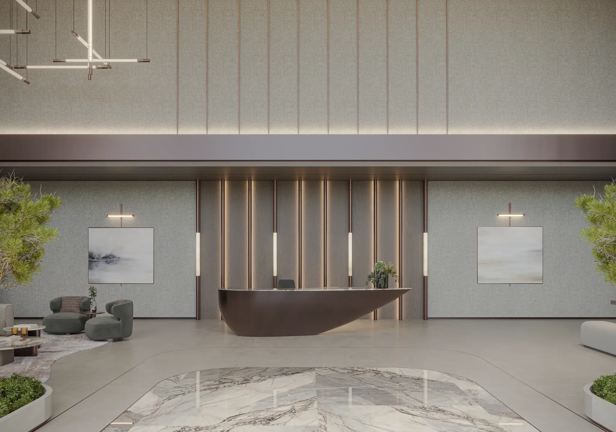 Double Height Entrance Lobby 2