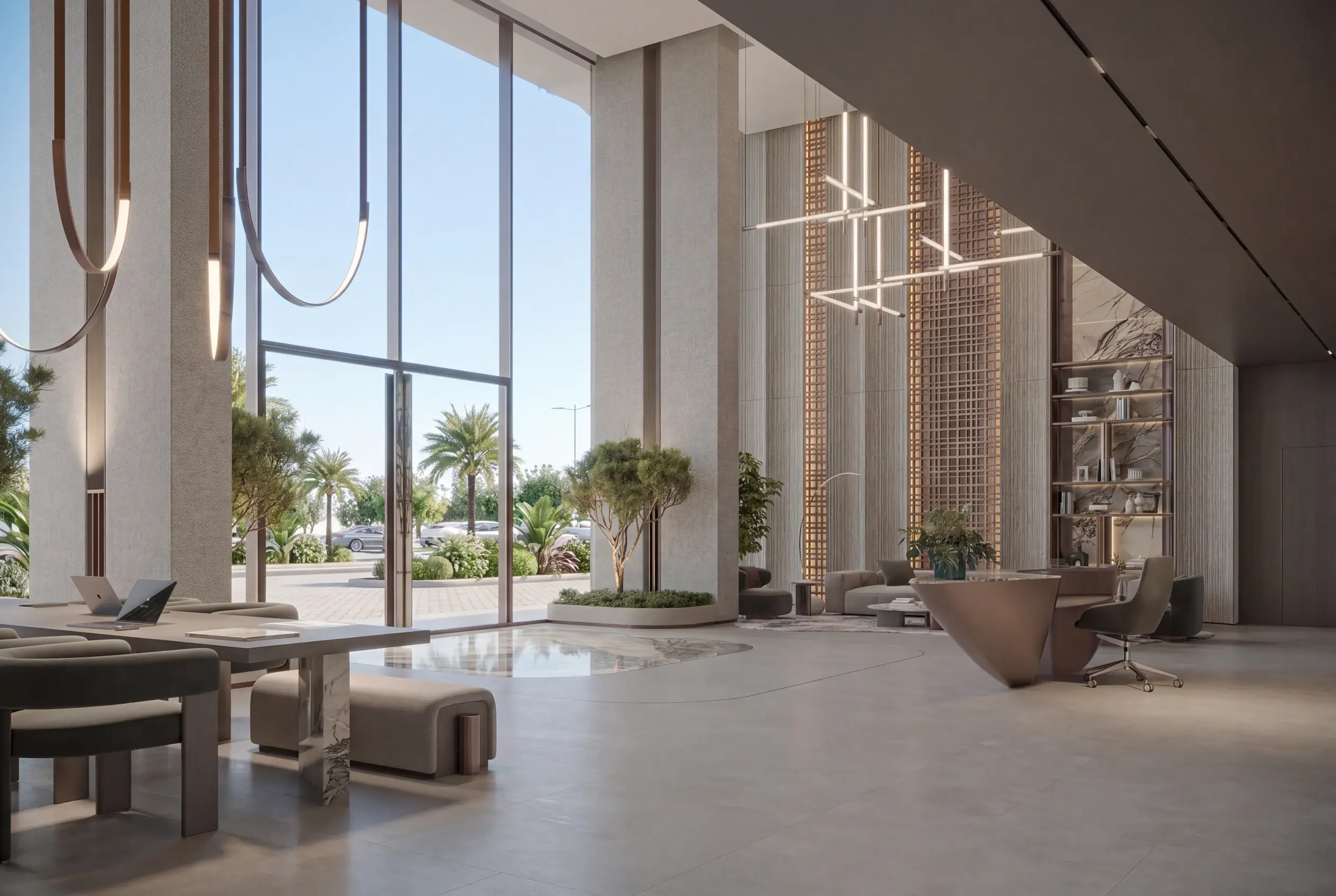 Double Height Entrance Lobby